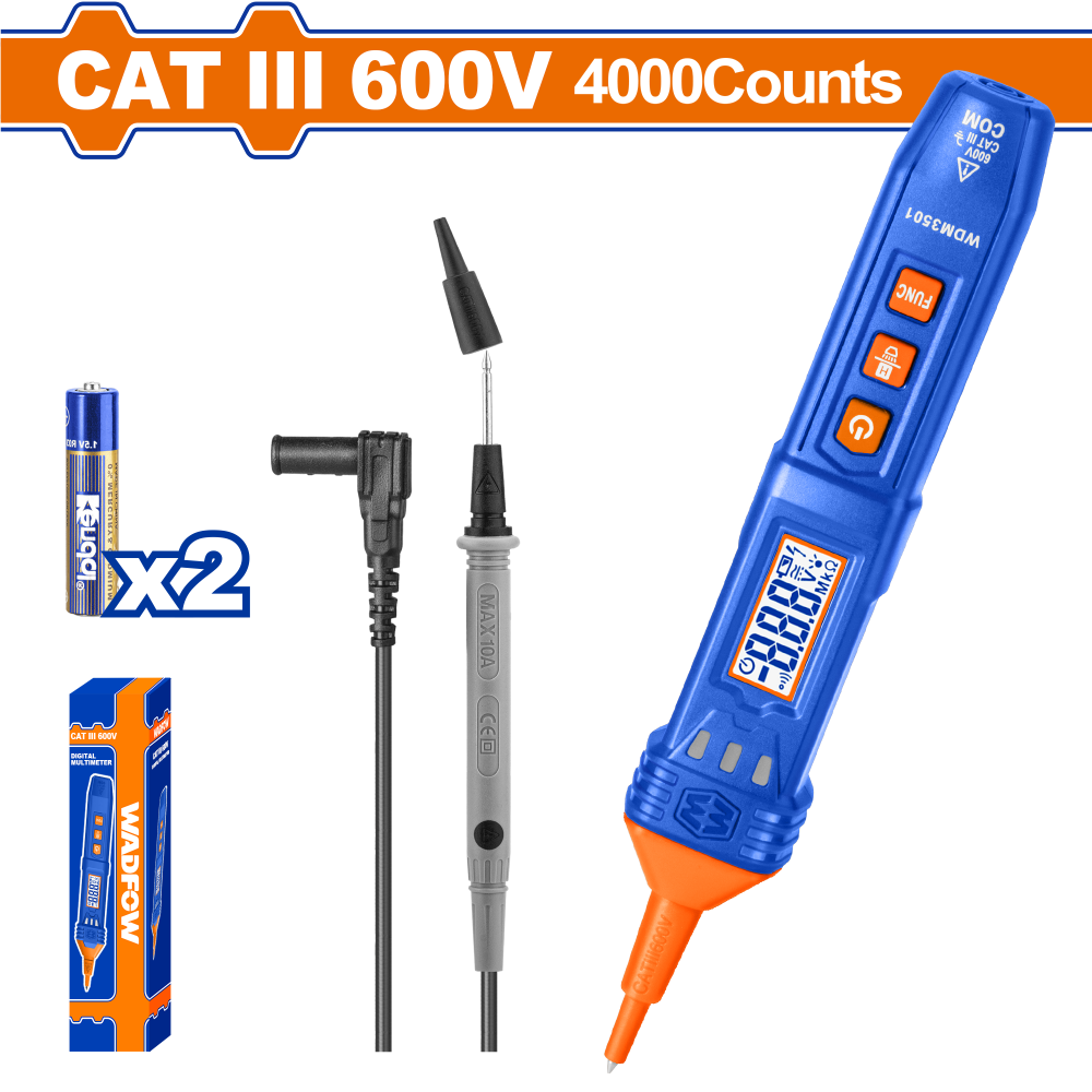 มัลติมิเตอร์ แบบดิจิตอล WADFOW WDM3501