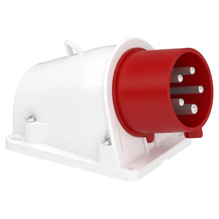 ปลั๊กตัวผู้ SCHNEIDER PKE32W435 แบบติดลอย 3PNE สีแดง 32A 380415V