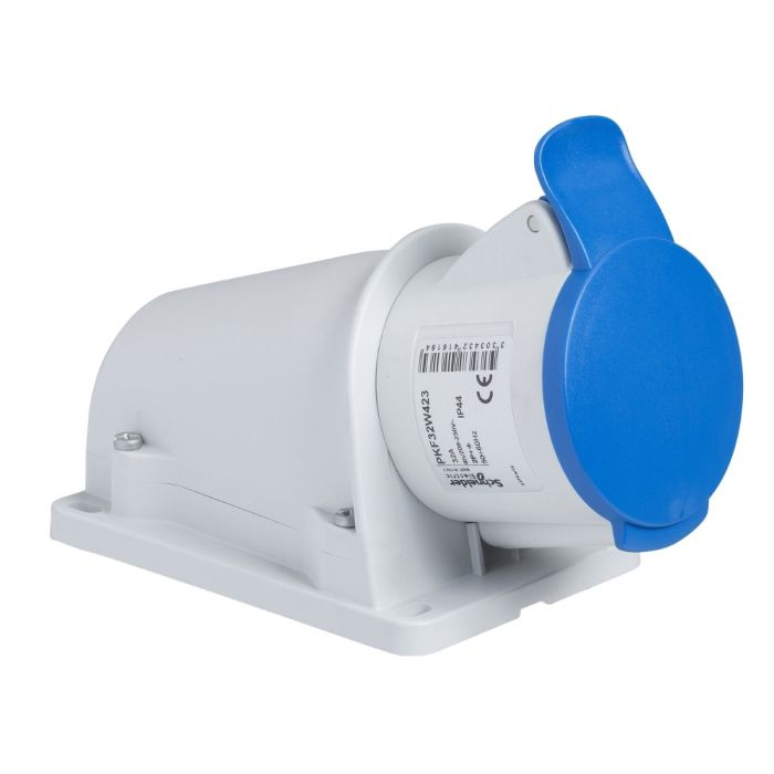 เต้ารับตัวเมีย SCHNEIDER PKF16W423 แบบติดลอย 2PE 16A 230V