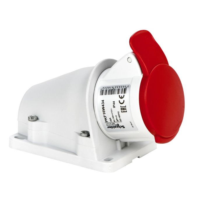 เต้ารับตัวเมีย SCHNEIDER PKF16W434 แบบติดลอย 3PE 16A 400V