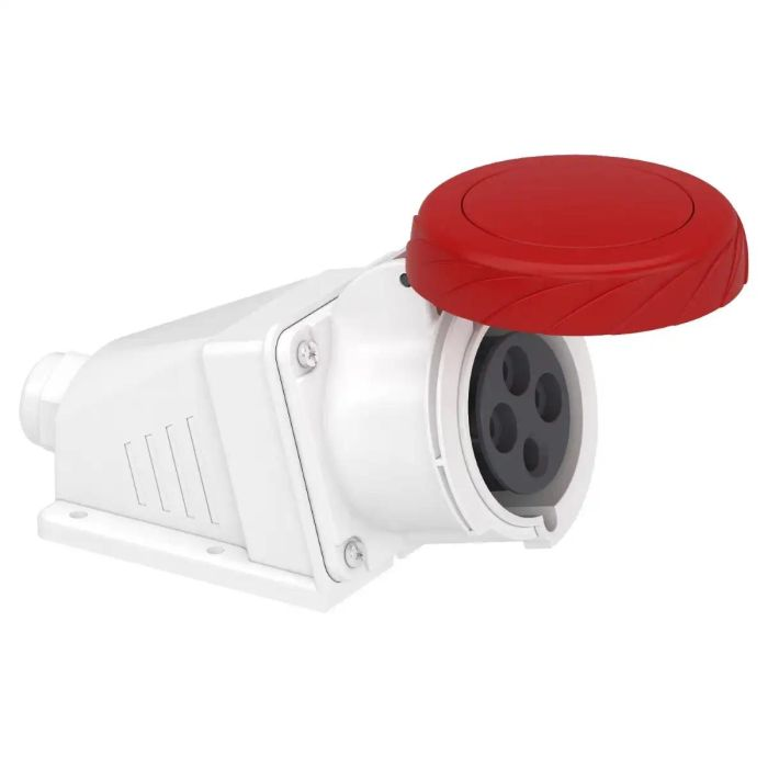 เต้ารับตัวเมีย SCHNEIDER PKF32W734 แบบติดลอย กันน้ำพิเศษ 3PE 32A 400V