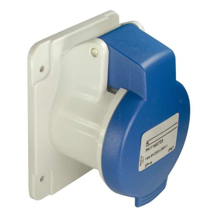 เต้ารับตัวเมีย SCHNEIDER PKF16G423 แบบฝังตรง 2PE 16A 230V