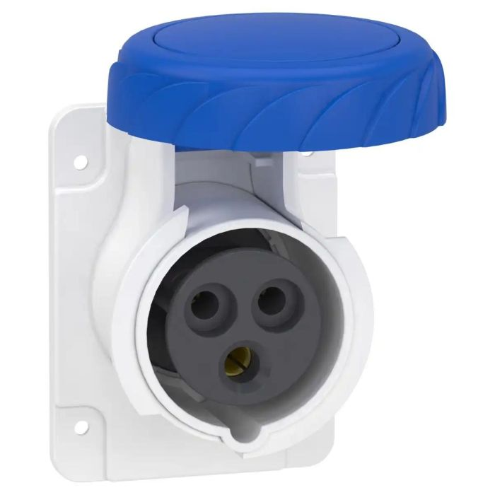 เต้ารับอุตสาหกรรม SCHNEIDER PKF16G723 แบบฝังตรง 2PE 16A 200250V