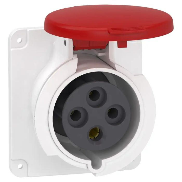 เต้ารับอุตสาหกรรม SCHNEIDER PKF32G434 แบบฝังตรง 3PE 32A 380415V
