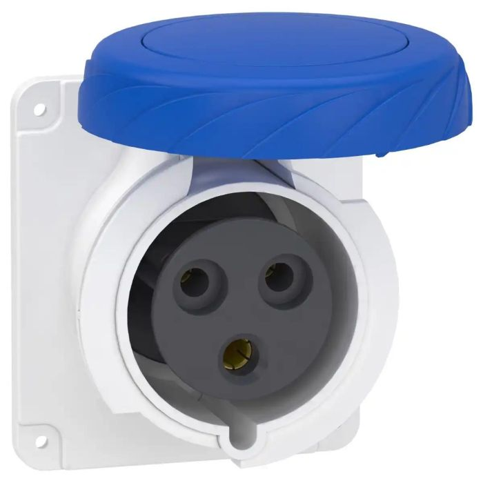 เต้ารับอุตสาหกรรม SCHNEIDER PKF32G723 แบบฝังตรง 2PE 32A 200250V