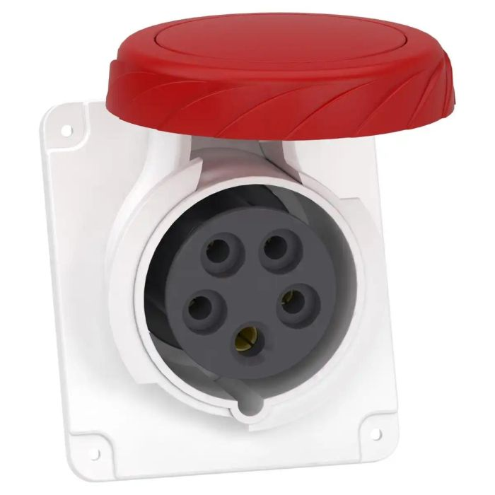 เต้ารับอุตสาหกรรม SCHNEIDER PKF16F735 แบบฝังเฉียง 3PNE 16A 380415V