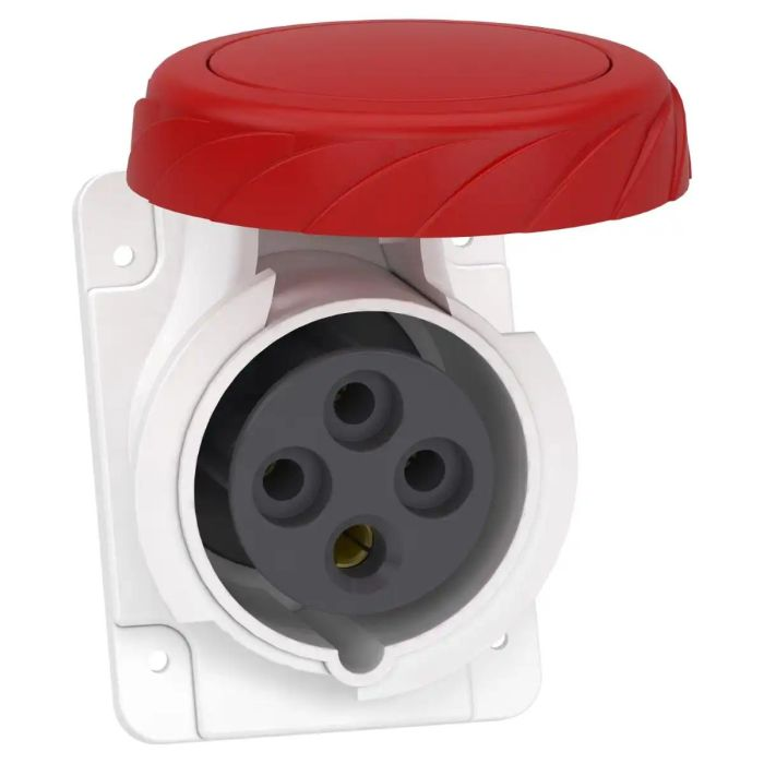 เต้ารับอุตสาหกรรม SCHNEIDER PKF16F734 แบบฝังเฉียง 3PNE 16A 380415V