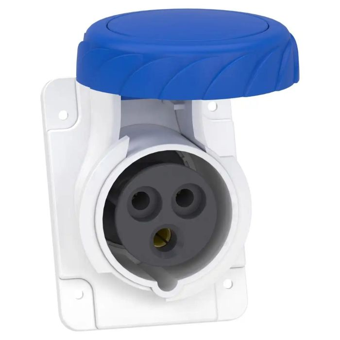 เต้ารับอุตสาหกรรม SCHNEIDER PKF16F723 แบบฝังเฉียง 3PNE 16A 380415V