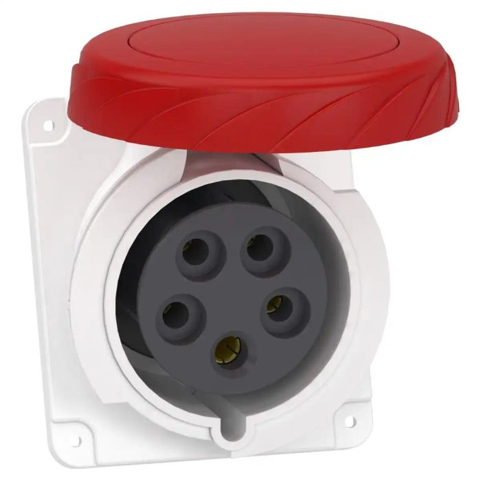 เต้ารับอุตสาหกรรม SCHNEIDER PKF32F735 แบบฝังเฉียง 3PNE 32A 380415V