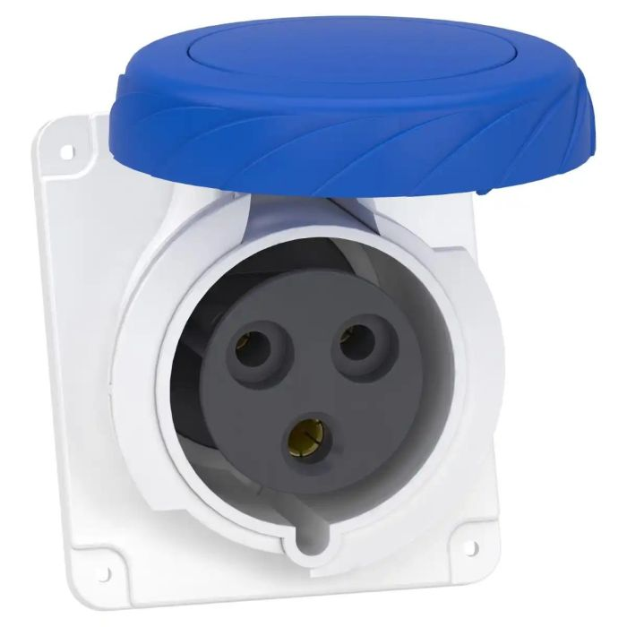 เต้ารับอุตสาหกรรม SCHNEIDER PKF32F723 แบบฝังเฉียง 2PE 32A 200250V