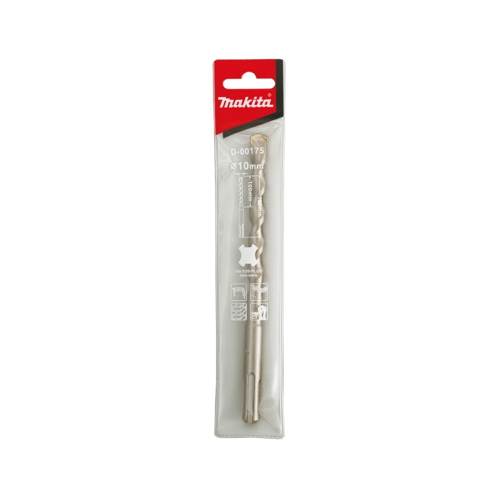 ดอกสว่าน โรตารี่ MAKITA D 00175 เจาะปูน  SDS Plus  ขนาด 10x160 mm