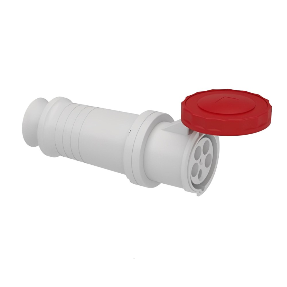 เต้ารับแบบกลางทาง SCHNEIDER 81495 แบบฝังตรง 3P N E 125A 380 415V