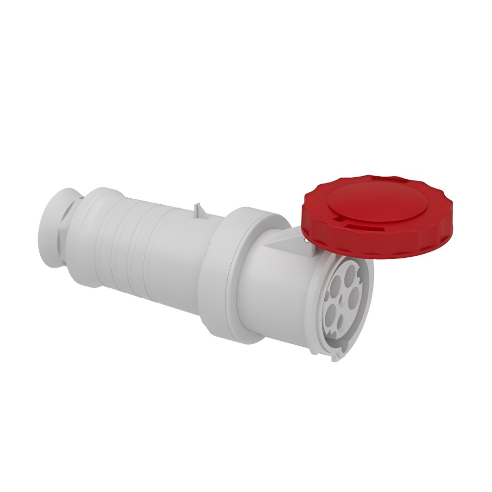 เต้ารับแบบกลางทาง SCHNEIDER 81483 แบบฝังตรง 3P N E 63A 380 415V