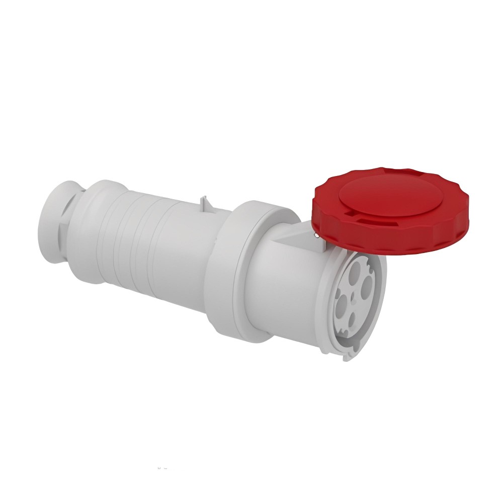 เต้ารับแบบกลางทาง SCHNEIDER 81482 แบบฝังตรง 3P E 63A 380 415V