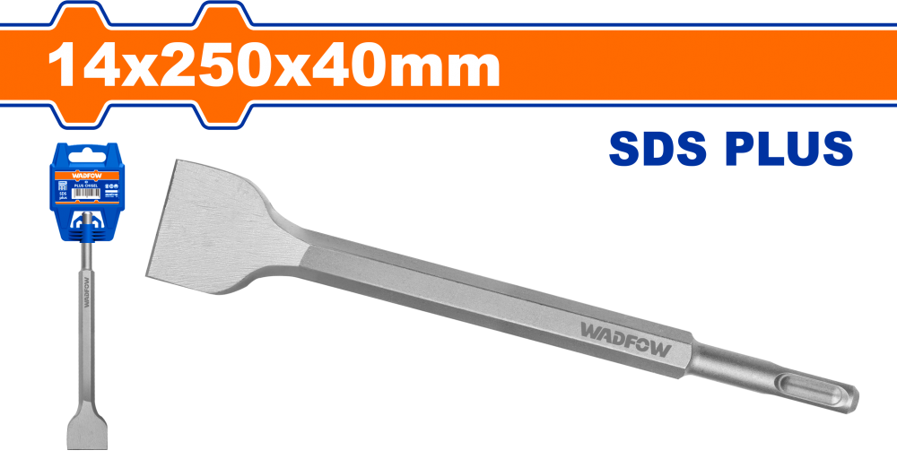 ดอกสกัด ปากแบนใหญ่ SDS plus WADFOW WGZ1203 ขนาด 14x250x40 mm