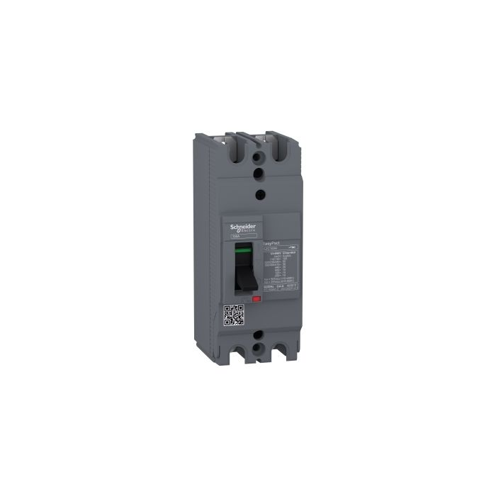 เซอร์กิตเบรกเกอร์ SCHNEIDER EZC100H2075T ขนาดเฟรม 100A  2P กระแสไฟฟ้า 75A 30kA