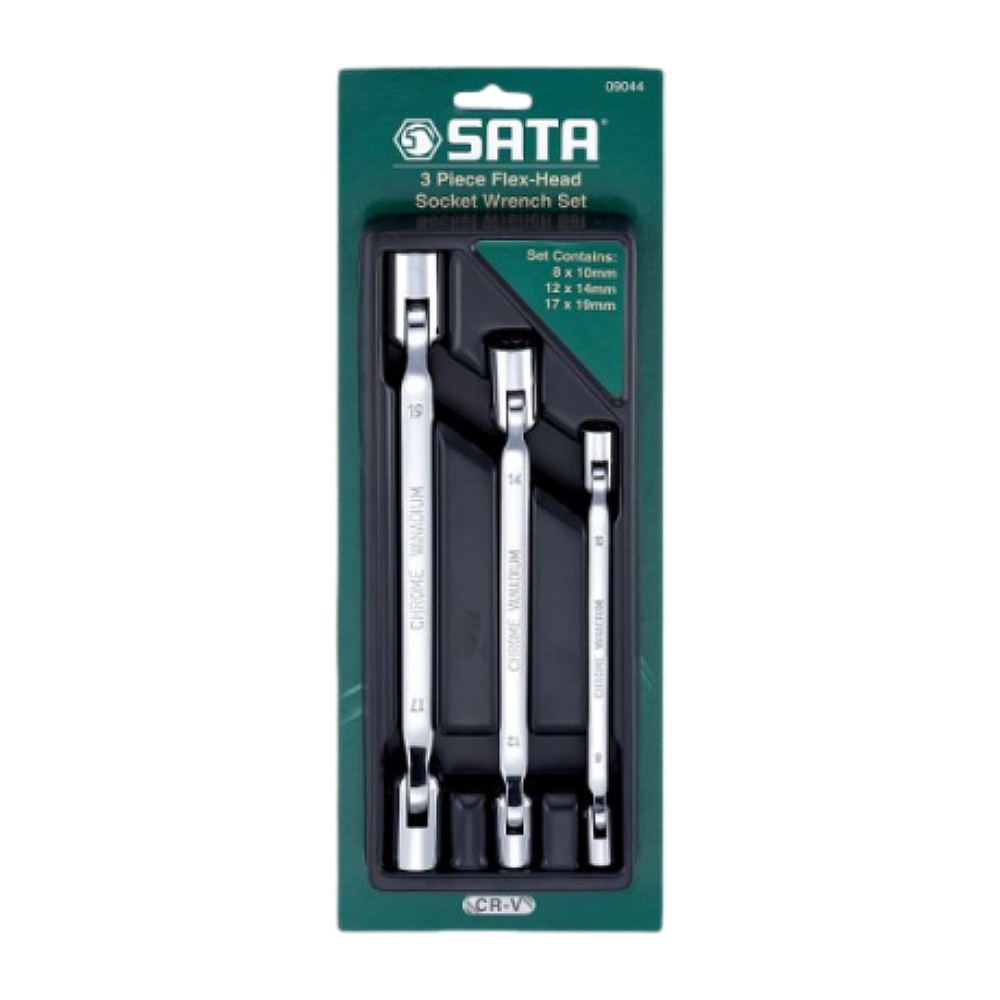 ชุดประแจบล็อกหัวงอ SATA 09044 METRIC  3 ชิ้น 