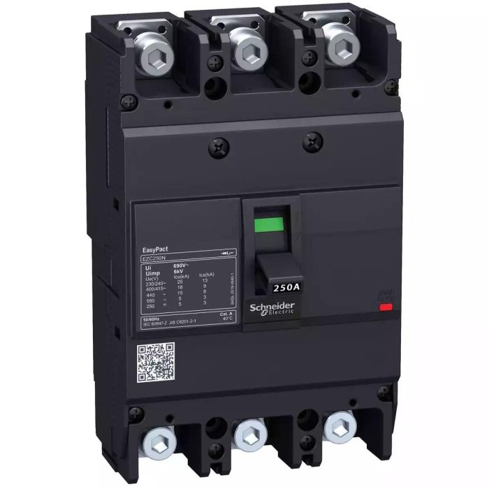 เซอร์กิตเบรกเกอร์ SCHNEIDER EZC250H3150 ขนาดเฟรม 250A  3P กระแสไฟฟ้า 150A 36kA
