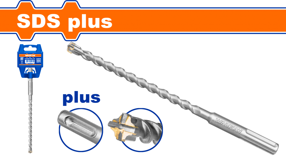 ดอกสว่าน SDS plus WADFOW 10x160mm WHD3203 ดอกสว่าน SDS plus WADFOW 10x160mm WHD3203