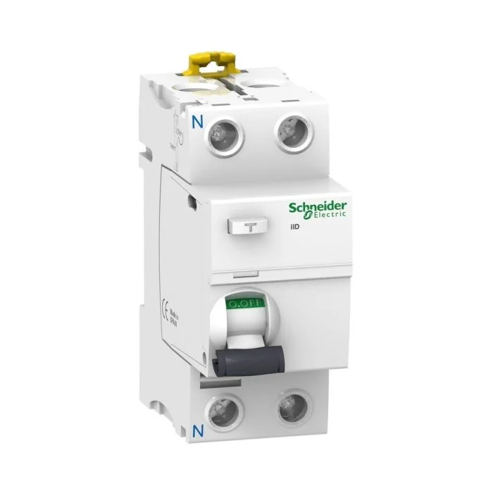เซอร์กิตเบรกเกอร์ SCHNEIDER A9R71263 อุปกรณ์ป้องกันไฟดูด ชนิด RCCB Type ACP2 ขนาด 63A 10mA