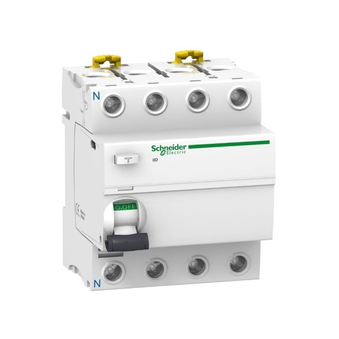 เซอร์กิตเบรกเกอร์ SCHNEIDER A9R14491 อุปกรณ์ป้องกันไฟดูด ชนิด RCCB Type AC P4 ขนาด 100A 300mA เซอร์กิตเบรกเกอร์ SCHNEIDER A9R14491 อุปกรณ์ป้องกันไฟดูด ชนิด RCCB Type AC P4 ขนาด 100A 300mA