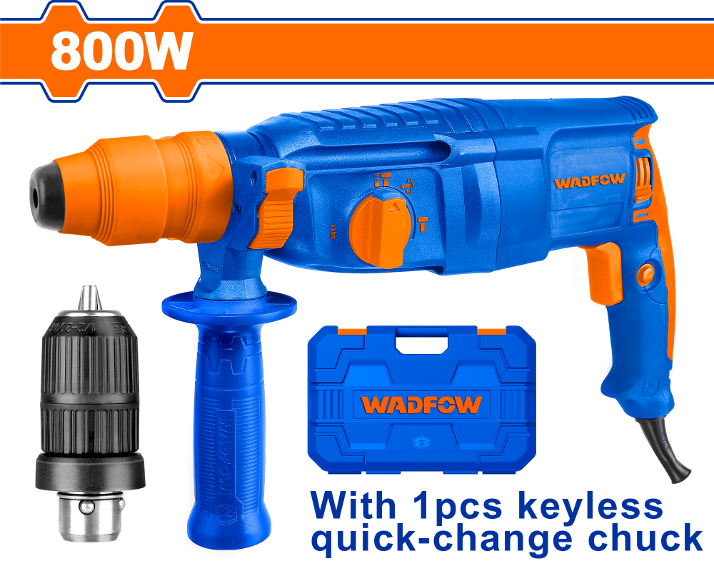 สว่านโรตารี่ WADFOW WRH1D26 2 800W 26mm  สว่านโรตารี่ WADFOW WRH1D26 2 800W 26mm