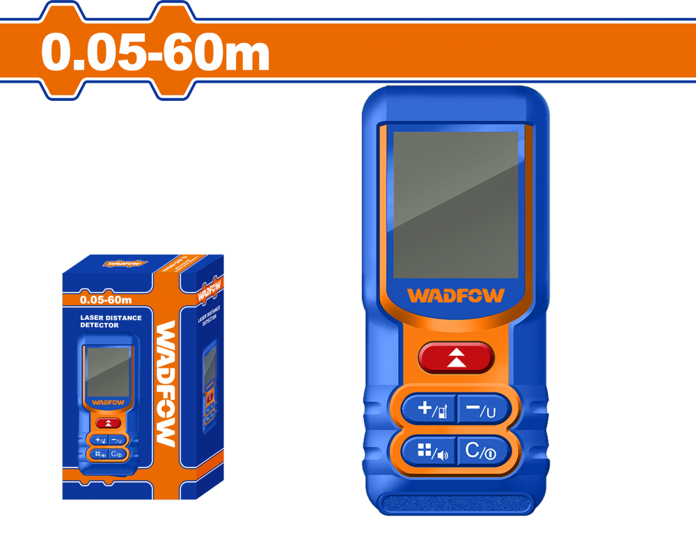 เครื่องวัดระยะเลเซอร์ WADFOW WDL1516 เครื่องวัดระยะเลเซอร์ WADFOW WDL1516