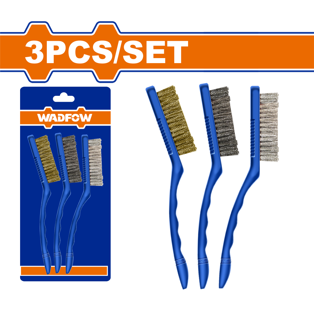 ชุดแปรงลวด 3 ชิ้น WADFOW 9 นิ้ว WBH3609 ชุดแปรงลวด 3 ชิ้น WADFOW 9 นิ้ว WBH3609
