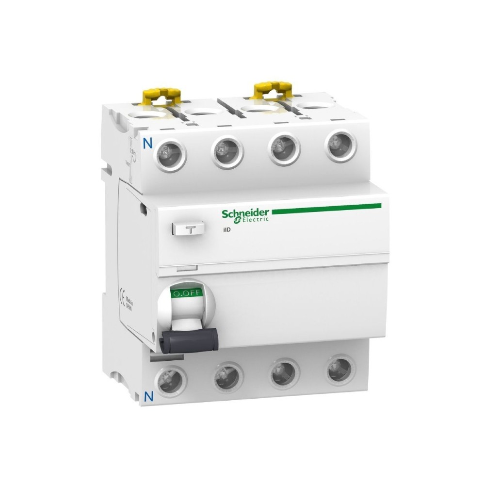 เซอร์กิตเบรกเกอร์ RCD SCHNEIDER A9R11491 อุปกรณ์ป้องกันไฟดูด ชนิด RCCB Type AC P4 ขนาด 100A 10mA เซอร์กิตเบรกเกอร์ RCD SCHNEIDER A9R11491 อุปกรณ์ป้องกันไฟดูด ชนิด RCCB Type AC P4 ขนาด 100A 10mA