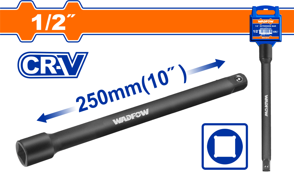 ข้อต่อบล็อกลม WADFOW 12 นิ้วx10 นิ้ว CRV WMS5210