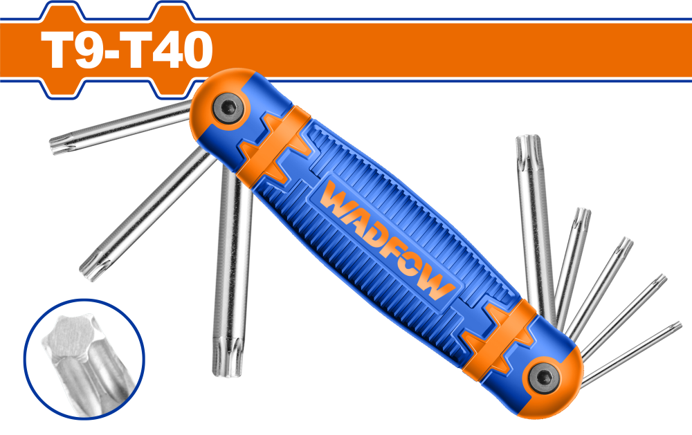 ประแจหกเหลี่ยม หัวทอร์ค WADFOW CRV WHK3281