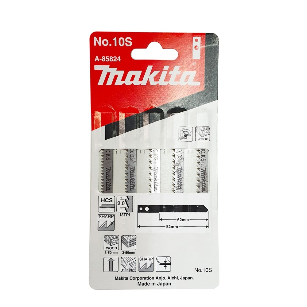 ใบจิ๊กซอ MAKITA A 85824 M Type รุ่น NO 10S    ใบจิ๊กซอ MAKITA A 85824 M Type รุ่น NO 10S