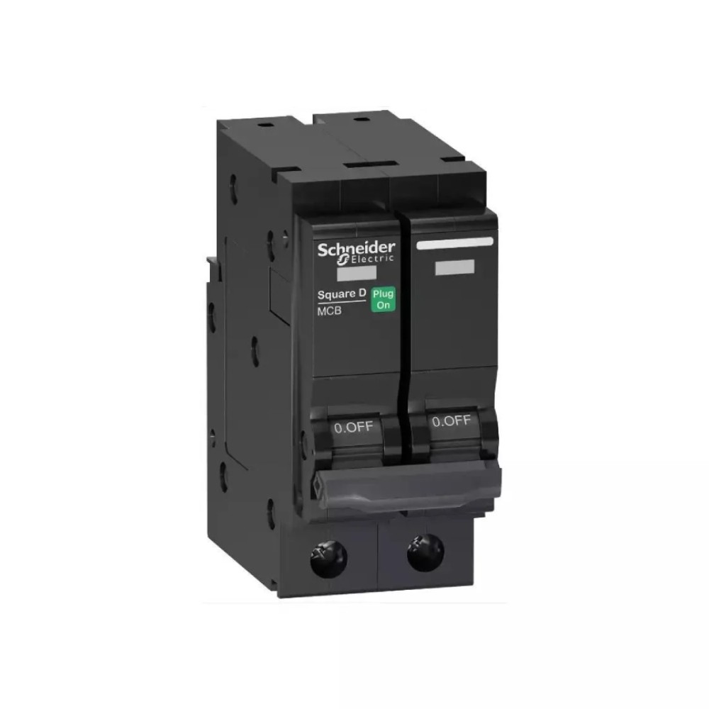 เมนเบรกเกอร์ MCB SCHNEIDER QO2100MBXT 2P กระแสไฟฟ้า 100A  10kA  เมนเบรกเกอร์ MCB SCHNEIDER QO2100MBXT 2P กระแสไฟฟ้า 100A  10kA