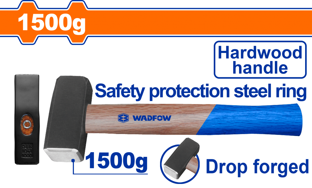 ค้อนทุบ ด้ามไม้ WADFOW 1500G WMB2315 ค้อนทุบ ด้ามไม้ WADFOW 1500G WMB2315