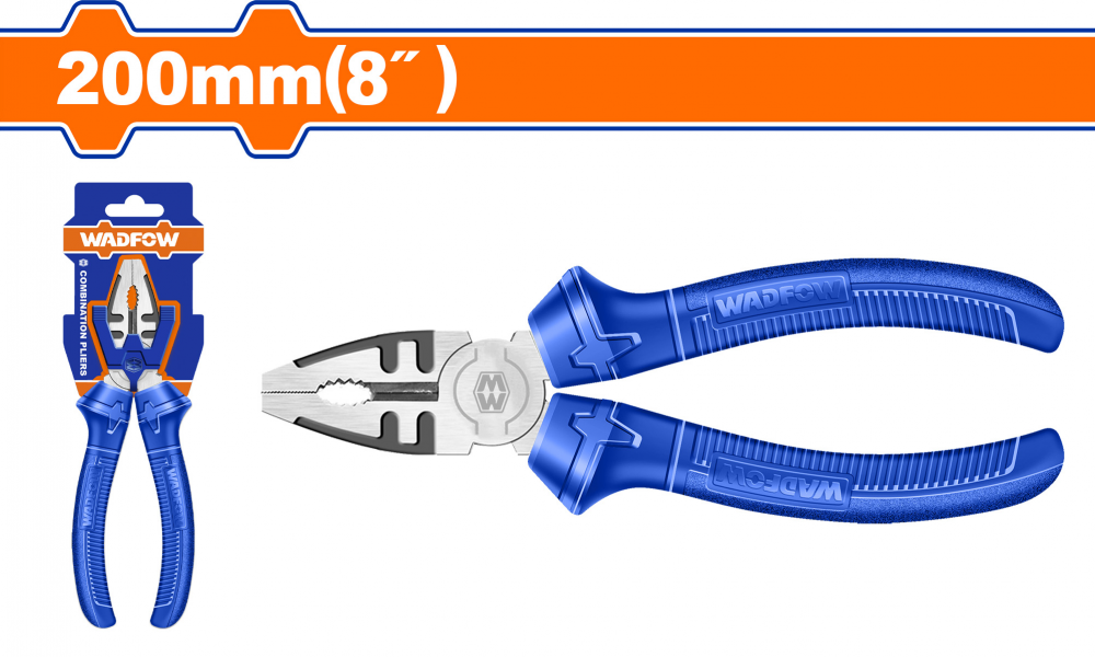 คีมปากจิ้งจก WADFOW 8 นิ้ว WPL1C28 คีมปากจิ้งจก WADFOW 8 นิ้ว WPL1C28