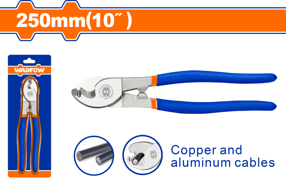 คีมตัดสายเคเบิ้ล WADFOW 10 นิ้ว WCT1610 คีมตัดสายเคเบิ้ล WADFOW 10 นิ้ว WCT1610