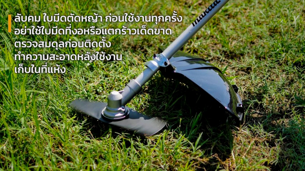 ตัดหญ้าทั้งวันยังไงก็ไม่เหนื่อย ถ้าเลือก ใบมีดตัดหญ้า ถูกตั้งแต่แรก