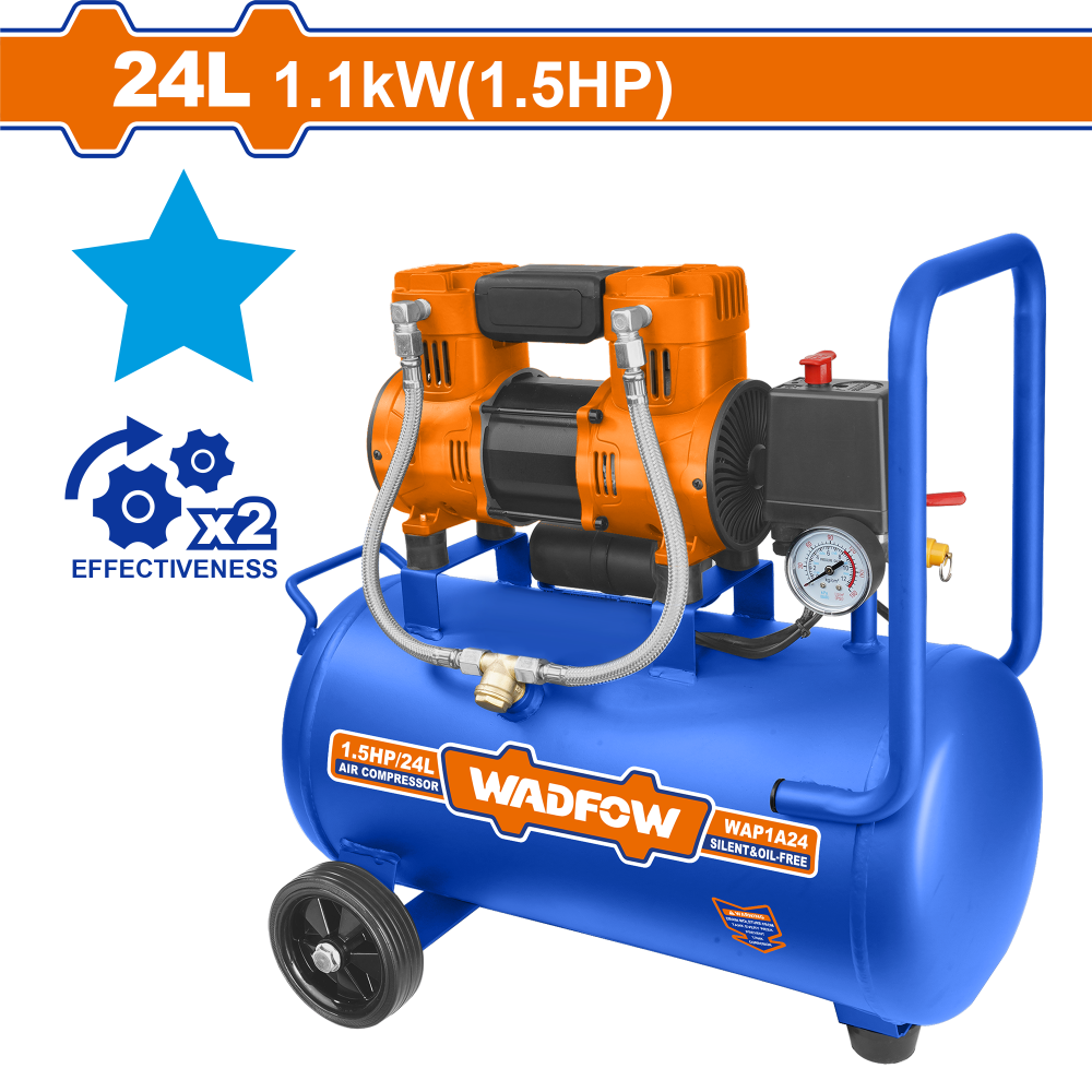 ปั๊มลม WADFOW 1100W 24L WAP1A24