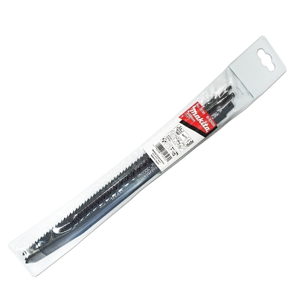 ใบเลื่อยชัก  MAKITA B 03030 No 3030 ความยาว  300 มม  6 TPI  BIM   แพ็ค 5 ใบ  