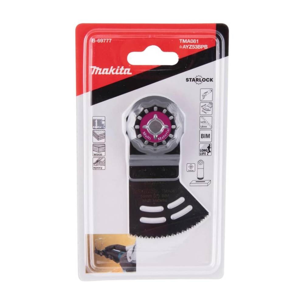 ใบมัลติทูล Makita B 69777 ขนาด 53x40 mm 