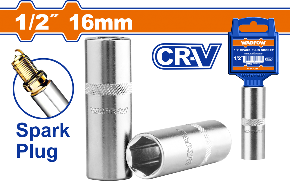 ลูกบล็อกขันหัวเทียน WADFOW 12 นิ้ว 16mm CRV WSC4216