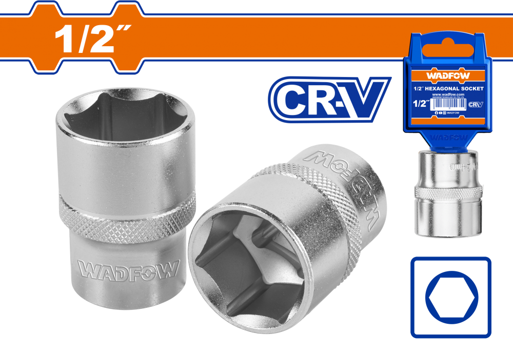 ลูกบล็อก WADFOW 12 นิ้ว 16mm CRV WSC1216