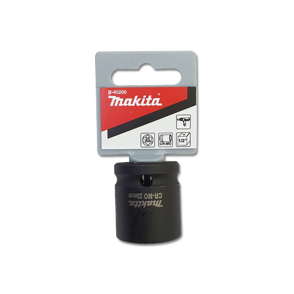 ลูกบล็อก MAKITA B 40200  Impact 1 2 นิ้ว ขนาด 23x38 mm 