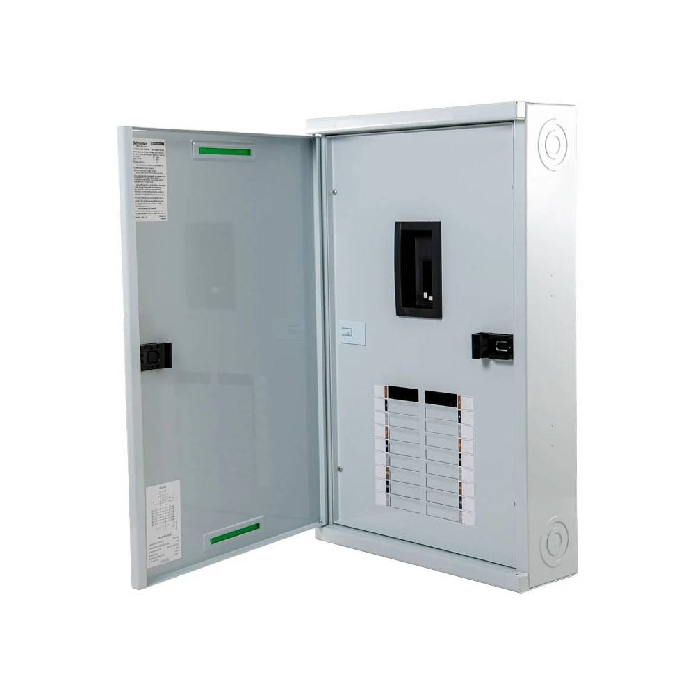 ตู้โหลดเซ็นเตอร์ SCHNEIDER QO3 100EZ18G SN แบบเมนเบรกเกอร์ พิกัดกระแส 100A  25 kA  ขนาด 18 ช่อง