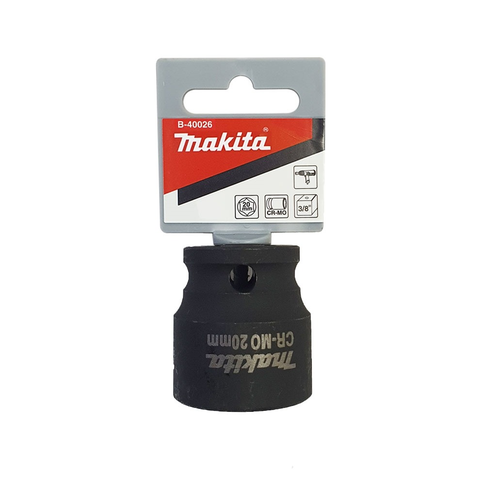 ลูกบล็อก MAKITA B 40026  Impact 3 8 นิ้ว ขนาด 20x30 mm 