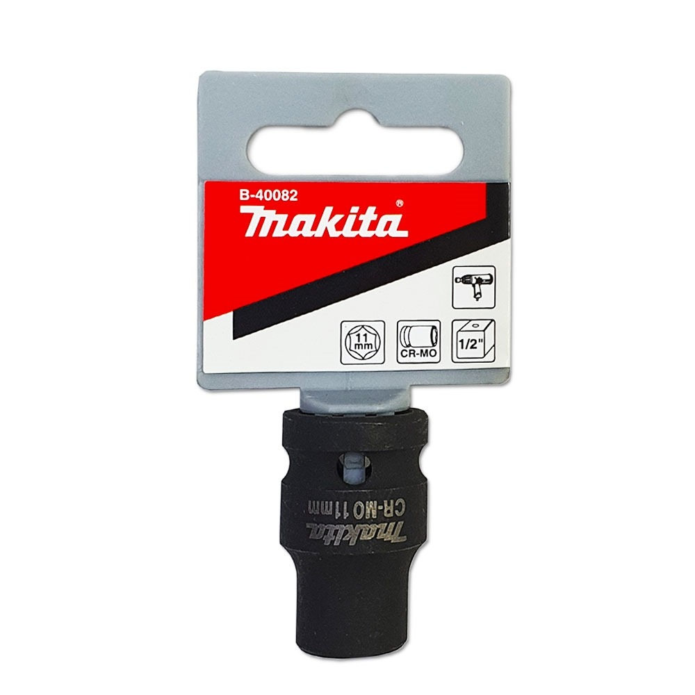 ลูกบล็อก MAKITA B 40082  Impact 1 2 นิ้ว ขนาด 11x38 mm  ลูกบล็อก MAKITA B 40082  Impact 1 2 นิ้ว ขนาด 11x38 mm