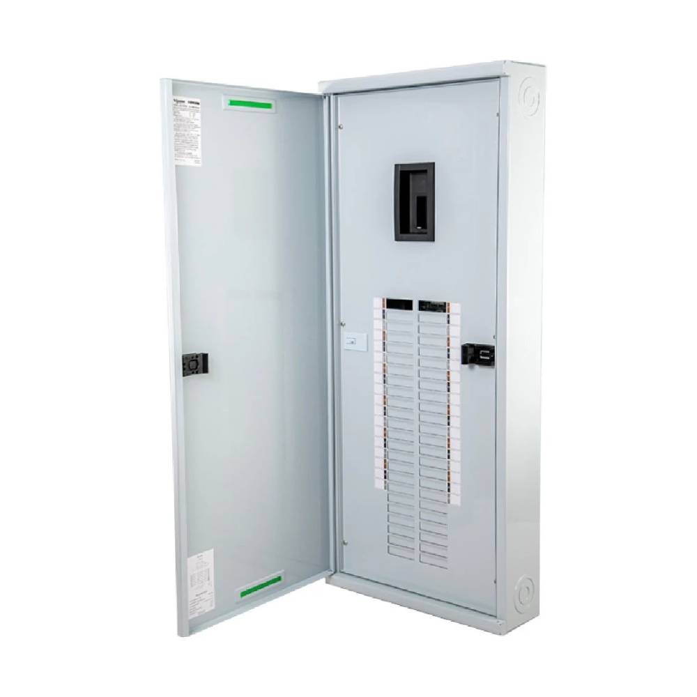 ตู้โหลดเซ็นเตอร์ SCHNEIDER QO3 100L36G SN แบบเมนลัก พิกัดกระแส 100A  25 kA  ขนาด 36 ช่อง