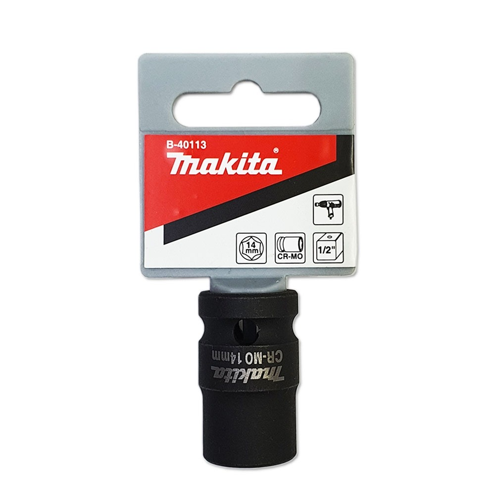 ลูกบล็อก MAKITA B 40113  Impact 1 2 นิ้ว ขนาด 14x38 mm 