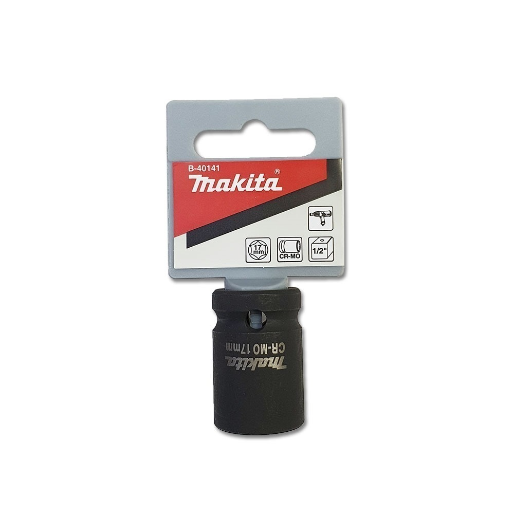 ลูกบล็อก MAKITA B 40141  Impact 1 2 นิ้ว ขนาด 17x38 mm 