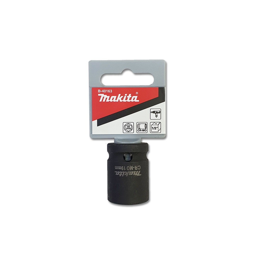 ลูกบล็อก MAKITA B 40163  Impact 1 2 นิ้ว ขนาด 19x38 mm 